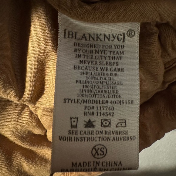 Blank NYC Tan Quilted Jacket - Picture 9 of 13